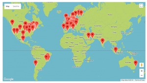 Map of World Usability Day events