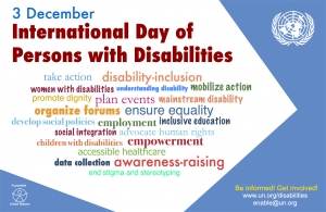 UN poster for IDPWD